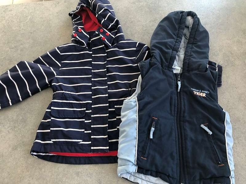 Dětská zimní bunda a vesta